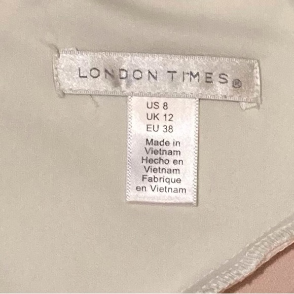 London Times Women's A-line Color Block Dress | US 8 UK 12 EU 38 | Shift Dress - Picture 4 of 6